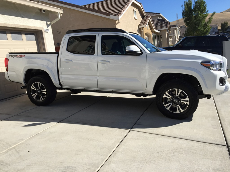 This 2016 has the B-pillar wrap removed.